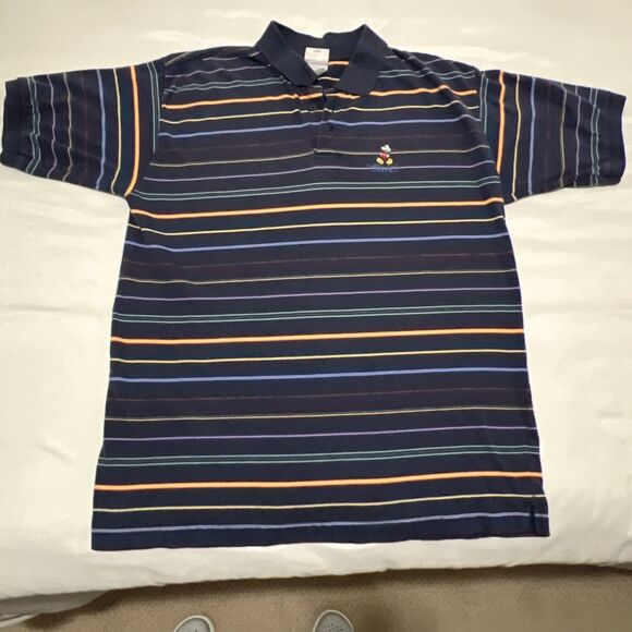 Disney Store & Disneyland Resorts Polo Shirts & Sweatshirt Lot Y2K Era ‘05 Men M - Picture 8 of 16